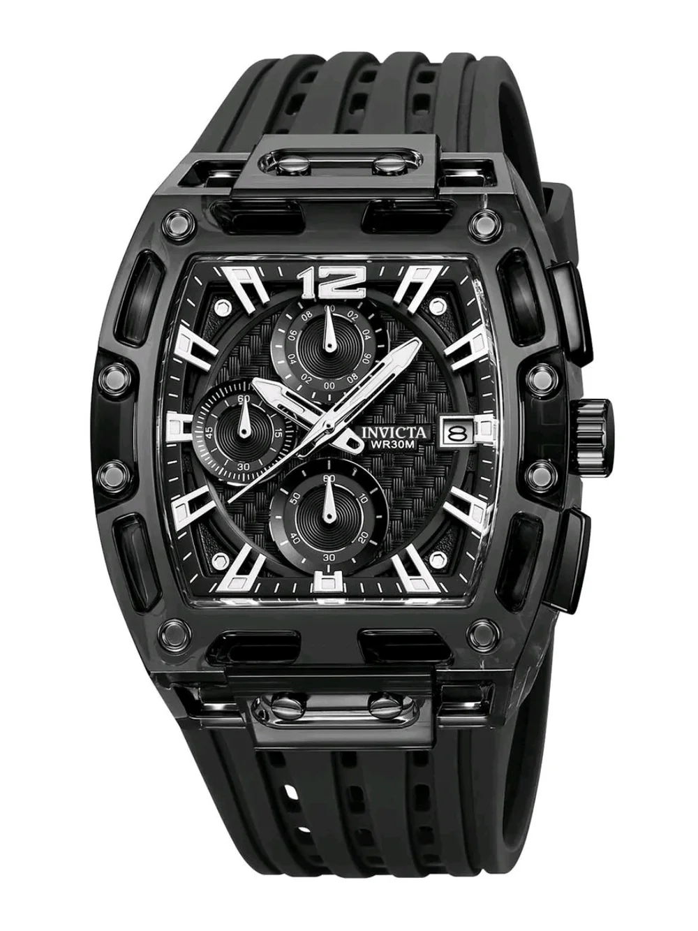 Invicta S1 Rally Allogrip Black Chronograph Men's Watch